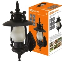 Светильник садово-парковый “Кантри” 60 Вт, вверх, матовое/черный, Е27, TDM