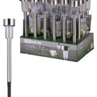 Светильник TDM СС-325 на солнечных батареях, сталь, 6х35 см, ДБ, TDM (1/24)