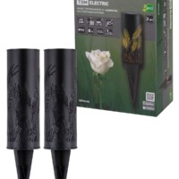 Набор светильников  СС “Колосок” на солнечных батареях, сталь, 6х27 cм, 2 шт, TDM