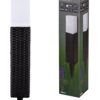 Светильник СС “Ротанг 2” на солнечных батареях, пластик, 9,5х60cм, TDM