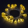 Гирлянда ССГ "Бусины" на солнечной батарее, 4 м, 20 LED, желтый, IP54, TDM