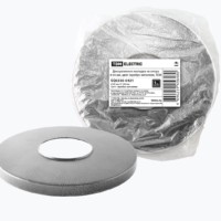 Декоративная накладка на опору d-60 мм, цвет серебро металлик, TDM