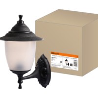 Светильник Прага Эл-11-71 60 Вт Е27 настенный вверх черный TDM