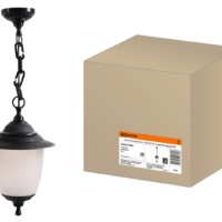 Светильник Прага Эл-11-70 60 Вт Е27 подвесной черный TDM