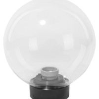 Светильник НТУ 03- 60-201 шар d=200 мм IP54 (прозрачный ПММА, основание плоское ПК, Е27) TDM