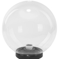 Светильник НТУ 03-100-301 шар d=300 мм IP54 (прозрачный ПММА, основание плоское ПК 145, Е27) TDM
