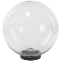 Светильник НТУ 03-100-401 шар d=400 мм IP54 (прозрачный ПММА, основание плоское ПК 145, Е27) TDM