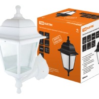 Светильник TDM садово-парковый НБУ 04-60-001 четырехгранник, настенный, пластик, белый