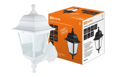 Светильник TDM садово-парковый НБУ 04-60-001 четырехгранник, настенный, пластик, белый