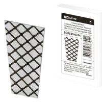 Стекло матовое с зеркальным рисунком “Решетка” (комплект 4 шт.) для светильников НБУ, НТУ, НСУ четырехгранник TDM