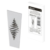 Стекло матовое с зеркальным рисунком “Вихрь” (комплект 6 шт.) для светильников НБУ, НТУ, НСУ шестигранник TDM