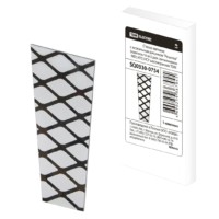 Стекло матовое с зеркальным рисунком “Решетка” (комплект 6 шт.) для светильников НБУ, НТУ, НСУ шестигранник TDM