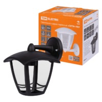 Светильник садово-парковый “СИТИ” НБУ 07-60-002 У1 4-х гранник настенный вниз черный TDM