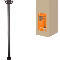 Светильник садово-парковый “СИТИ” НТУ 07-60-002 У1 4-х гранник на стойке h=1120 мм черный TDM