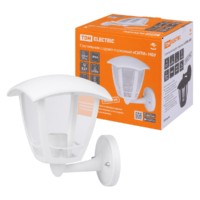 Светильник садово-парковый “СИТИ” НБУ 07-60-001 У1 4-х гранник настенный вверх белый TDM