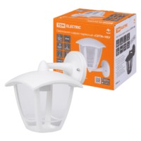 Светильник садово-парковый “СИТИ” НБУ 07-60-002 У1 4-х гранник настенный вниз белый TDM