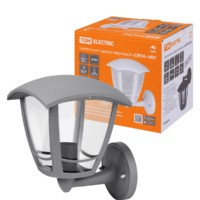 Светильник садово-парковый “СИТИ” НБУ 07-60-001 У1 4-х гранник настенный вверх серый TDM