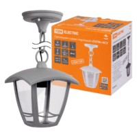 Светильник садово-парковый “СИТИ” НСУ 07-60-001 У1 4-х гранник подвесной серый TDM