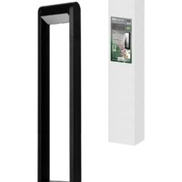 Светильник садово-парковый LED, Аура, H800 мм, 6 Вт, 4000 K, алюм./черн., IP65, TDM