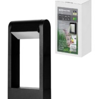 Светильник садово-парковый LED, Аура, H300 мм, 6 Вт, 3000 K, алюм./черн., IP65, TDM