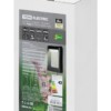 Светильник садово-парковый LED, Аура, H300 мм, 6 Вт, 3000 K, алюм./черн., IP65, TDM