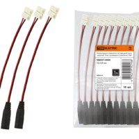 Коннектор для соединения светодиодной ленты шириной 10 мм с драйвером (с разъемом), TDM