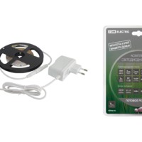 Комплект светодиодной ленты SMD2835-60 LED/м-12 В-4,8 Вт/м-IP20-6000 К (3 м), 18 Вт TDM