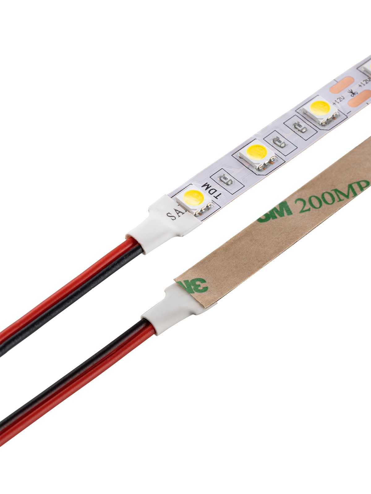 Лента светодиодная SMD5050-60 LED/м-IP20-12 В-14,4 Вт/м-3000 К (5 м) блистер TDM — изображение 6