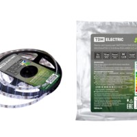 Лента светодиодная SMD5050+SMD2835 60LED/м-IP20-12 В-8 Вт/м-RGB+6000 К (5 м) TDM
