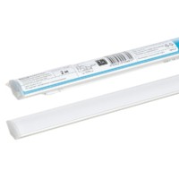 Алюминиевый профиль угловой 1616 (2 м), матовый рассеиватель, 2 заглушки, 4 крепежа TDM