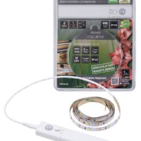 Умная подсветка SMD2835-30LED/m-IP20-5В-2,4Вт-3000 К(1 м), датчик движ., 4хААА TDM