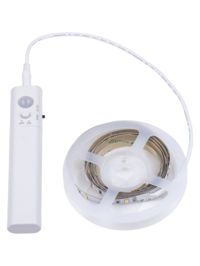 Умная подсветка SMD2835-30LED/m-IP20-5В-2,4Вт-3000 К(1 м), датчик движ., 4хААА TDM — изображение 4