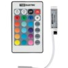 Контроллер для светодиодных лент и модулей RGB-IR-12В-6А-72Вт-IP20, 3 канала, пульт 24 кнопки, TDM