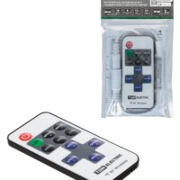 Контроллер для светодиодных лент и модулей MONO-RF-12В-6A-72Вт-IP20, 1 канал, пульт 11 кнопок, TDM