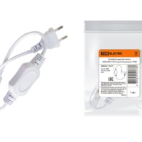 Шнур сетевой для неона SMD2835-220 В одностороннего, TDM
