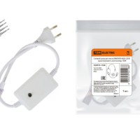 Шнур сетевой для неона SMD5050-RGB-220 B одностороннего, контроллер, TDM