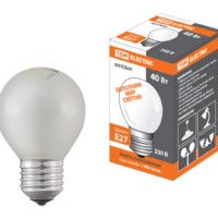 Лампа ЛН шар 40Вт Е27 230В матовая TDM