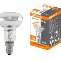 Лампа ЛН R50 рефлектор 60Вт Е14 230В зеркальная TDM