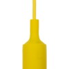 Патрон пластиковый Е27 с подвесом 1 м желтый TDM