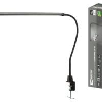Светильник светодиодный струбцина СН-40, гибкий, сенс-димм, 220 В, 10 Вт, 5000 К, черный, TDM