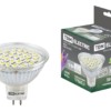 Лампа СДЛ MR16 3Вт 220В 4000К GU 5,3 SMD TDM