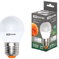 Лампа СДЛ FG45 5Вт 220В 4000К E27 TDM