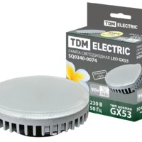 Лампа СДЛ GX53 9Вт 3000К TDM