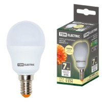 Лампа СДЛ FG45 7Вт 230В 3000К E14 TDM