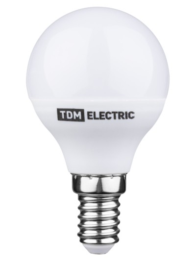 Лампа СДЛ FG45 6Вт 230В 3000К E14 "Лампа ДИММЕР" TDM — изображение 2