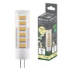 Лампа СДЛ G4 5Вт AC/DC 12В 3000К SMD 16×57мм TDM