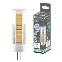 Лампа СДЛ G4 5Вт 230В 4000К SMD 16×55мм TDM