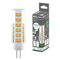 Лампа СДЛ G4 7Вт 230В 6500К SMD 18,5×57мм TDM
