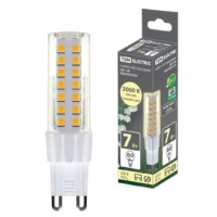 Лампа СДЛ G9 7Вт 230В 3000К SMD 17,5×65,5мм TDM