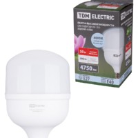 Лампа СДЛ T 50Вт 230В 4000К E27 140×225мм TDM